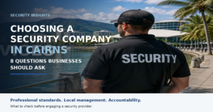 Choosing a professional security company in Cairns Queensland